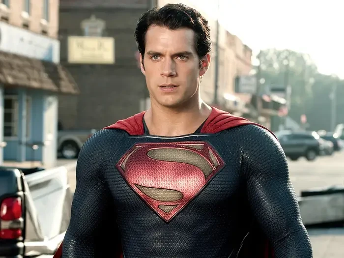 Henry Cavill as Superman in the DCEU.