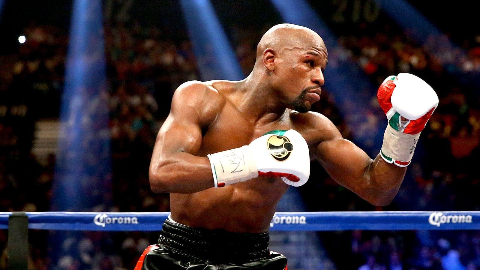Floyd Mayweather during a match.