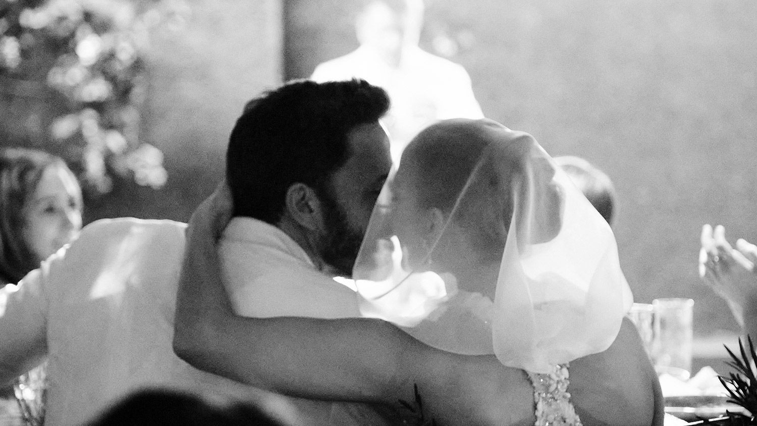 Ben Affleck and Jennifer Lopez at their Georgia wedding