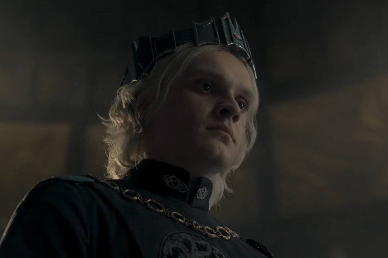 Aegon II Targaryen is crowned Ruler of the Seven Kingdoms