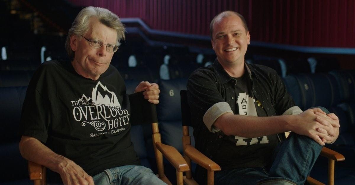 Stephen King (left) and Mike Flanagan (right).