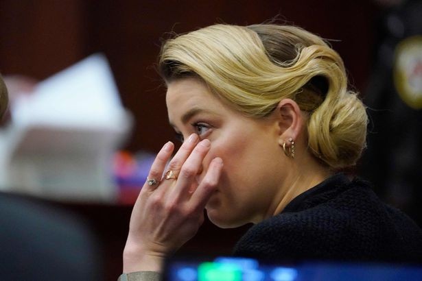 Amber Heard during a Fairfax court proceeding
