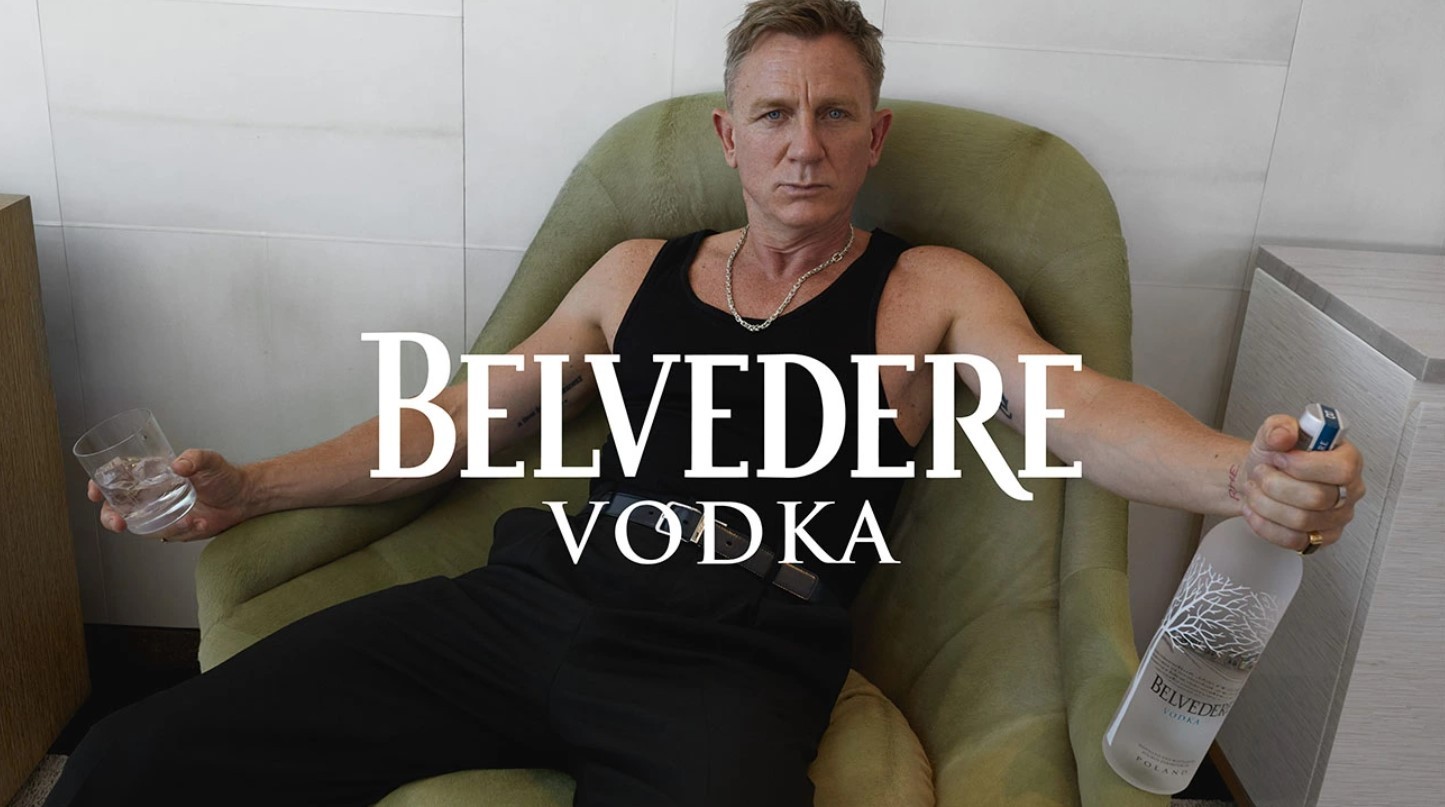 Daniel Craig belvedere vodka