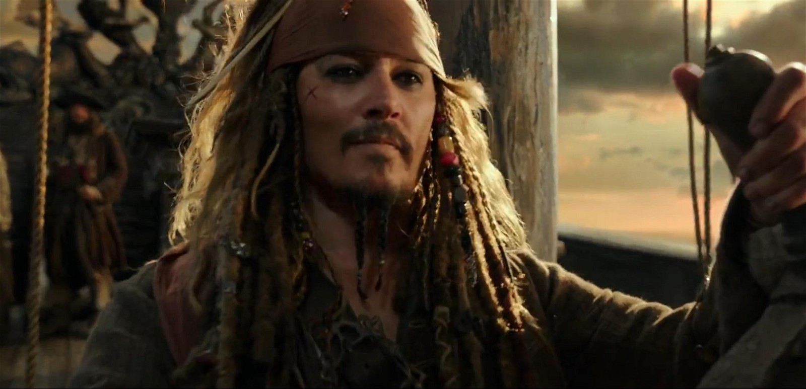 Johnny Depp as Jack Sparrow of "Pirates of The Caribbean".