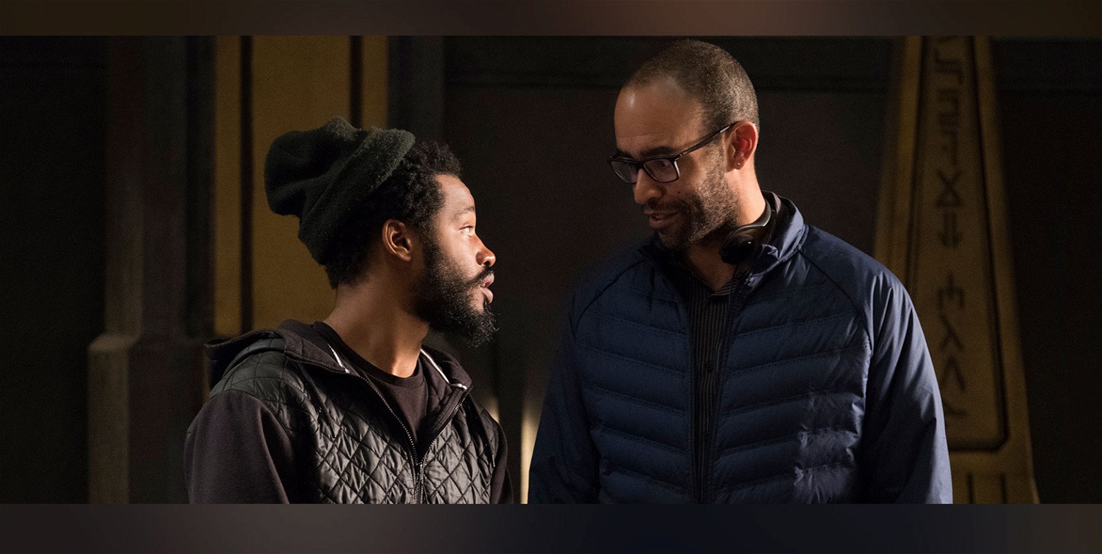 Nate Moore with Black Panther director Ryan Coogler