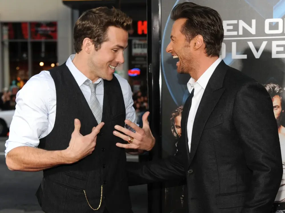 Ryan Reynolds and Hugh Jackman.
