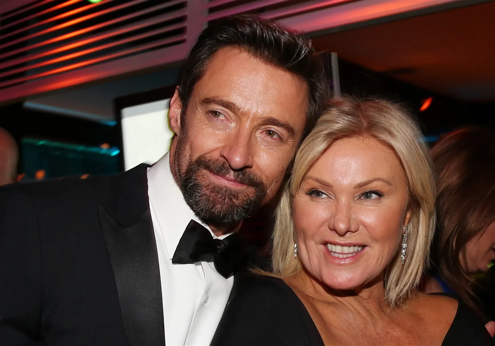 Jackman and his wife 
