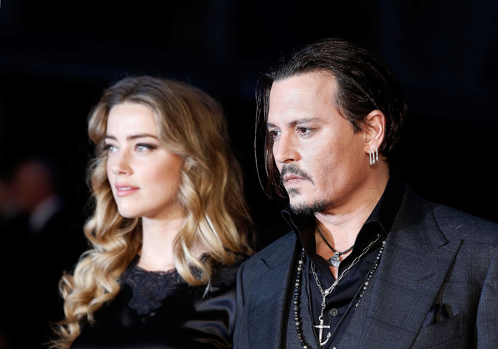 Amber Heard and Johnny Depp during the earlier years.