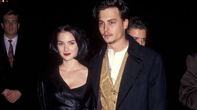 Winona Ryder and Johnny Depp 