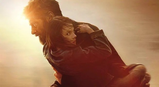 Hugh Jackman and Dafne Keen in Logan (2017)