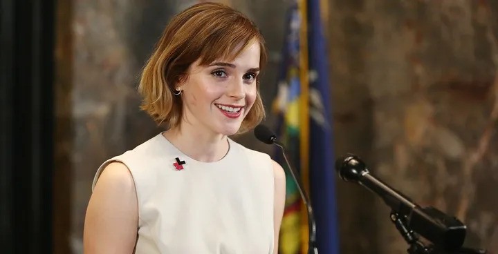 Emma Watson at the 2016 HeForShe event launch