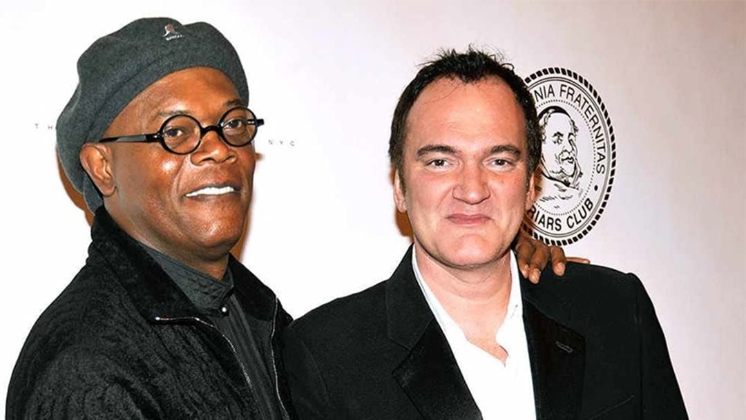 Samuel L. Jackson with Quentin Tarantino