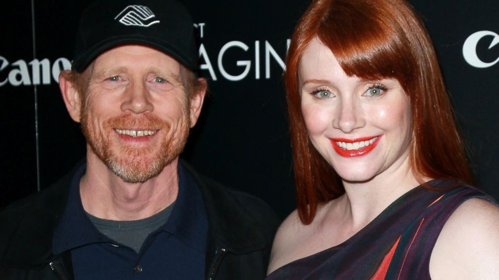 Bryce Dallas Howard along with her father Ron Howard.