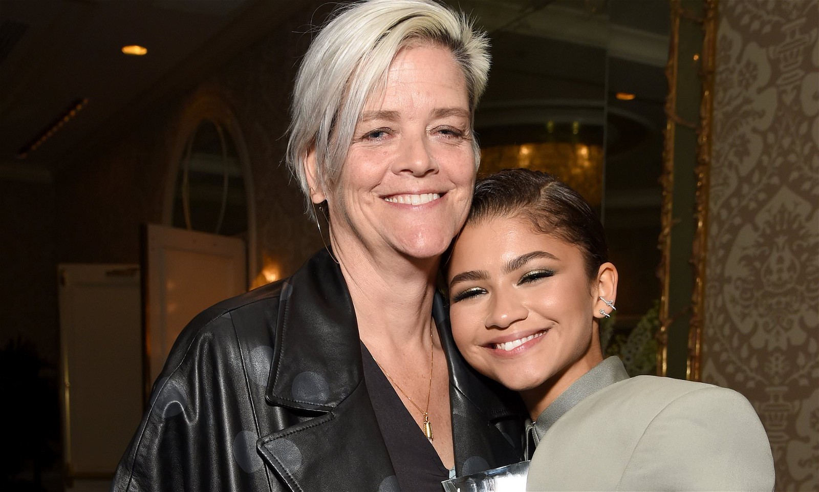 Zendaya with her mother, Claire Stoermer