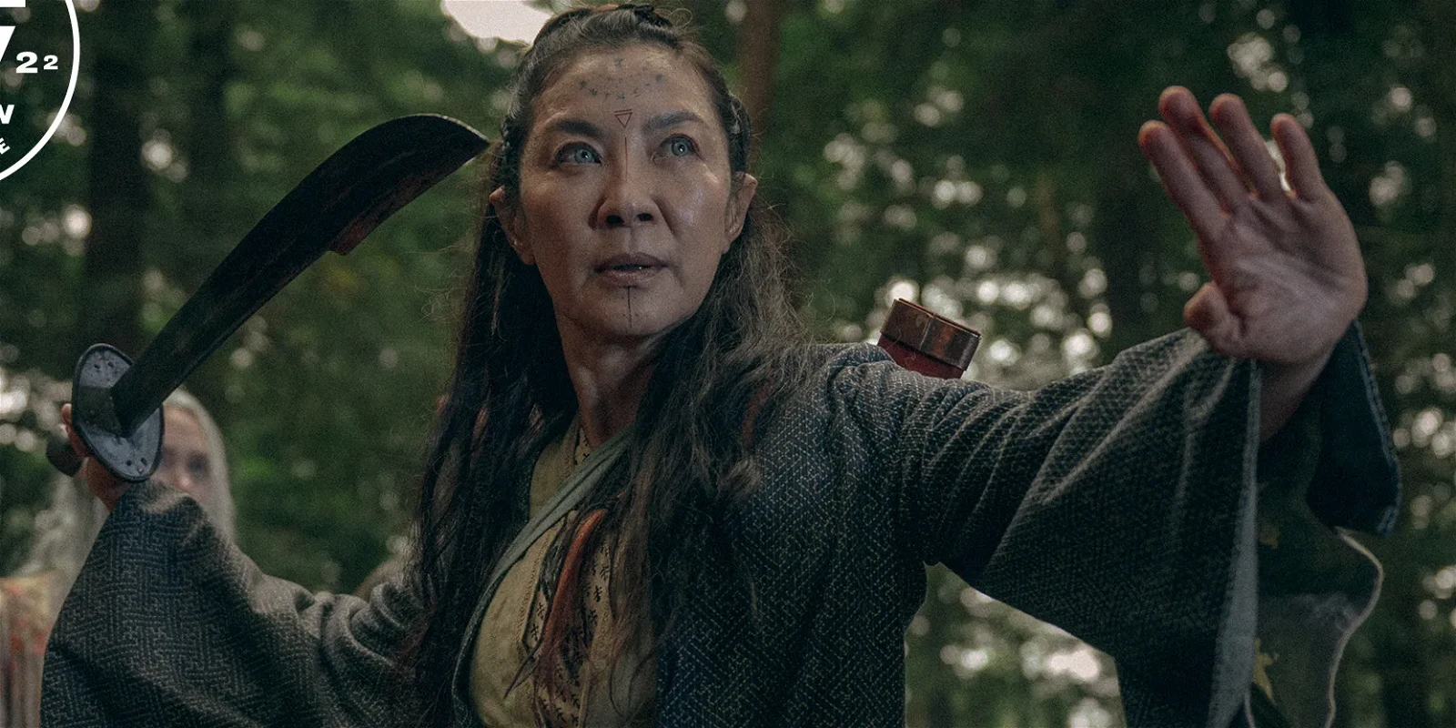 Michelle Yeoh as Scian in The Witcher: Blood Origin.