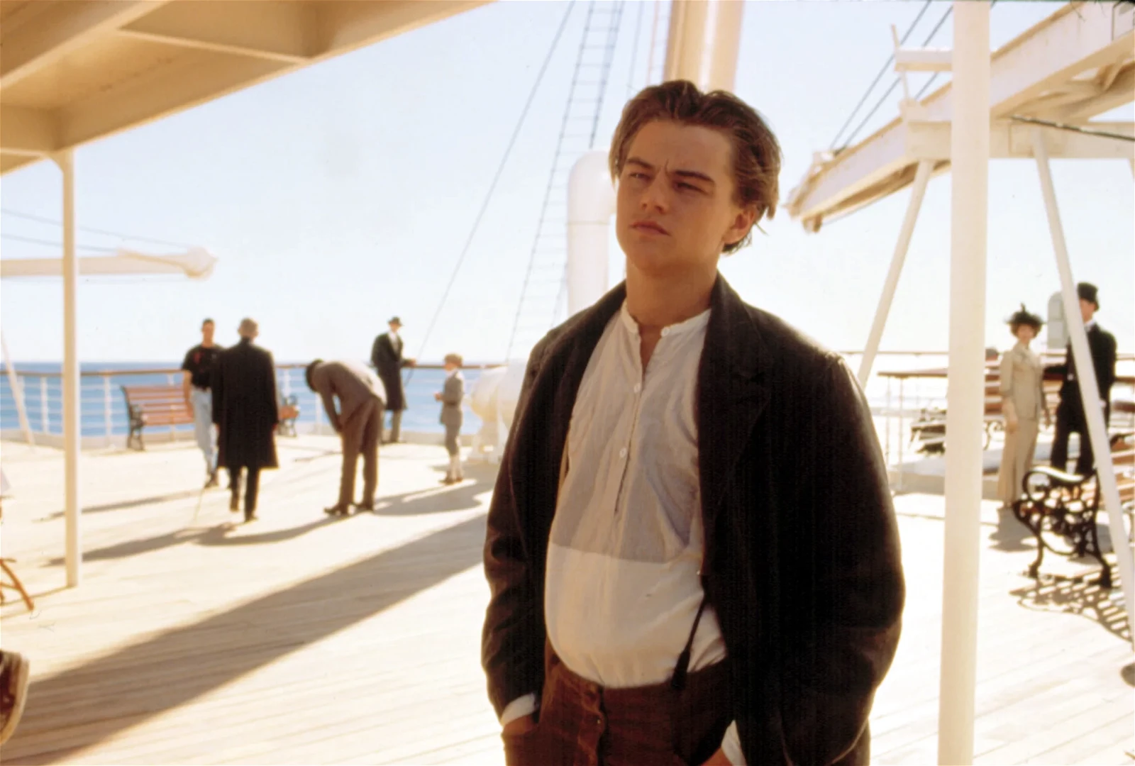 Leonardo DiCaprio as Jack in Titanic
