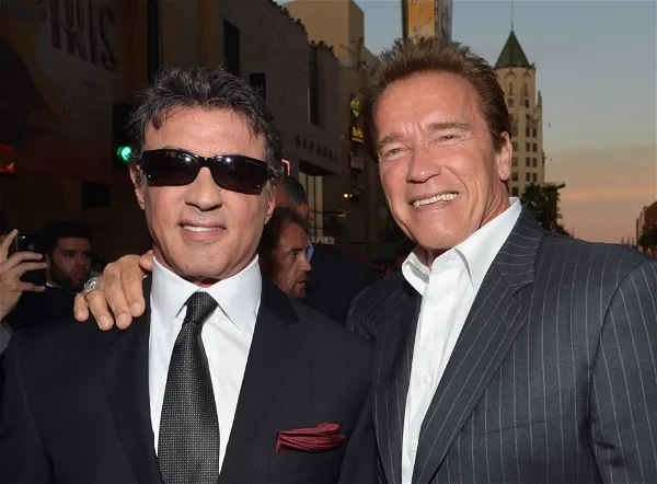 Stallone and Schwarzenegger are rivals turned into friends