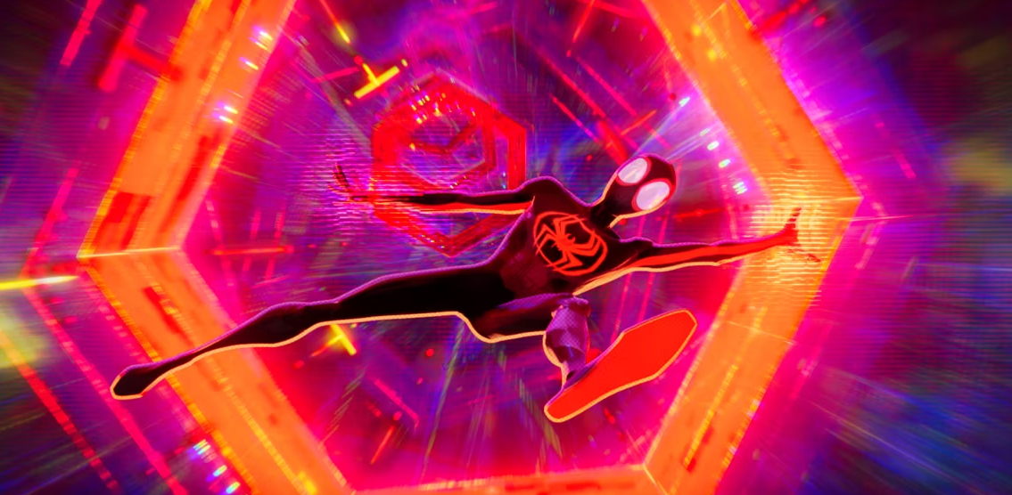 A still from Spider-Man: Across the Spider-Verse trailer