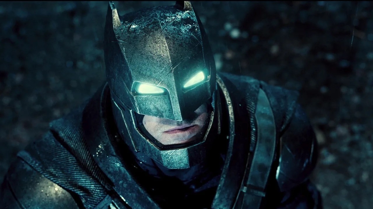Ben Affleck as a beefed-up Batman.