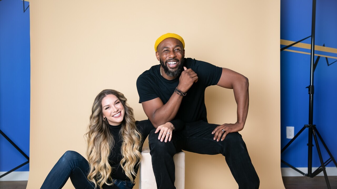tWitch with his wife, Allison Holker Boss