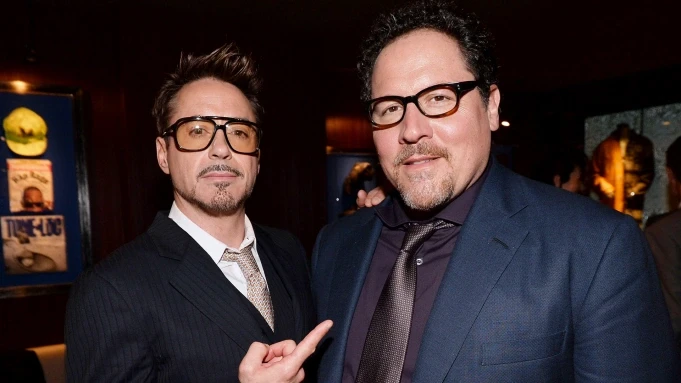 Robert Downey Jr. and Jon Favreau