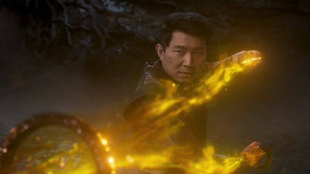 Simu Liu as Shang-Chi in Shang-Chi and the Legend of the Ten Rings (2021).