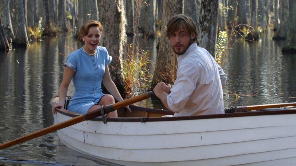 Ryan Gosling and Rachel McAdams in The Notebook