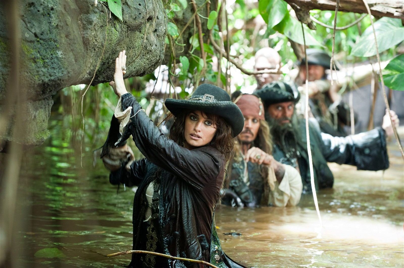 Penélope Cruz stars alongside Johnny Depp in Pirates of the Caribbean On Stranger Tides (2011)