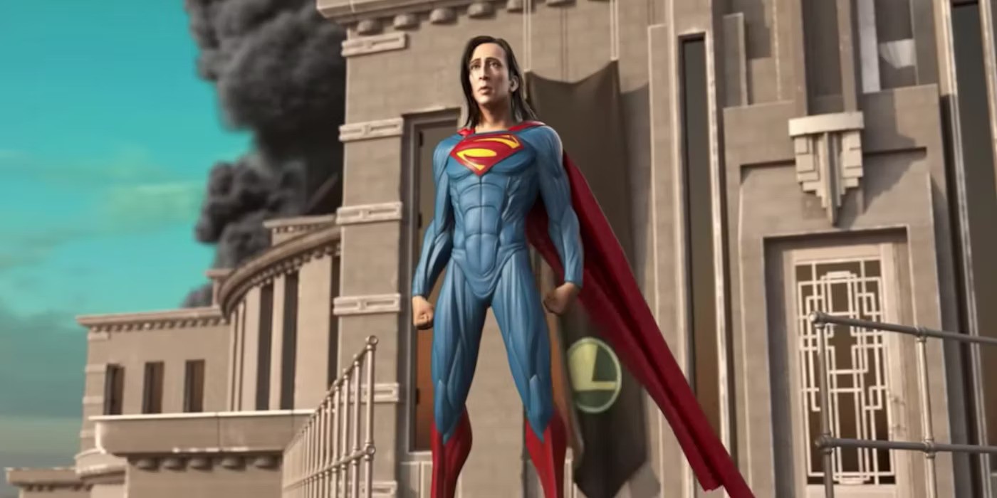 A still from the fan-made trailer of Superman Lives