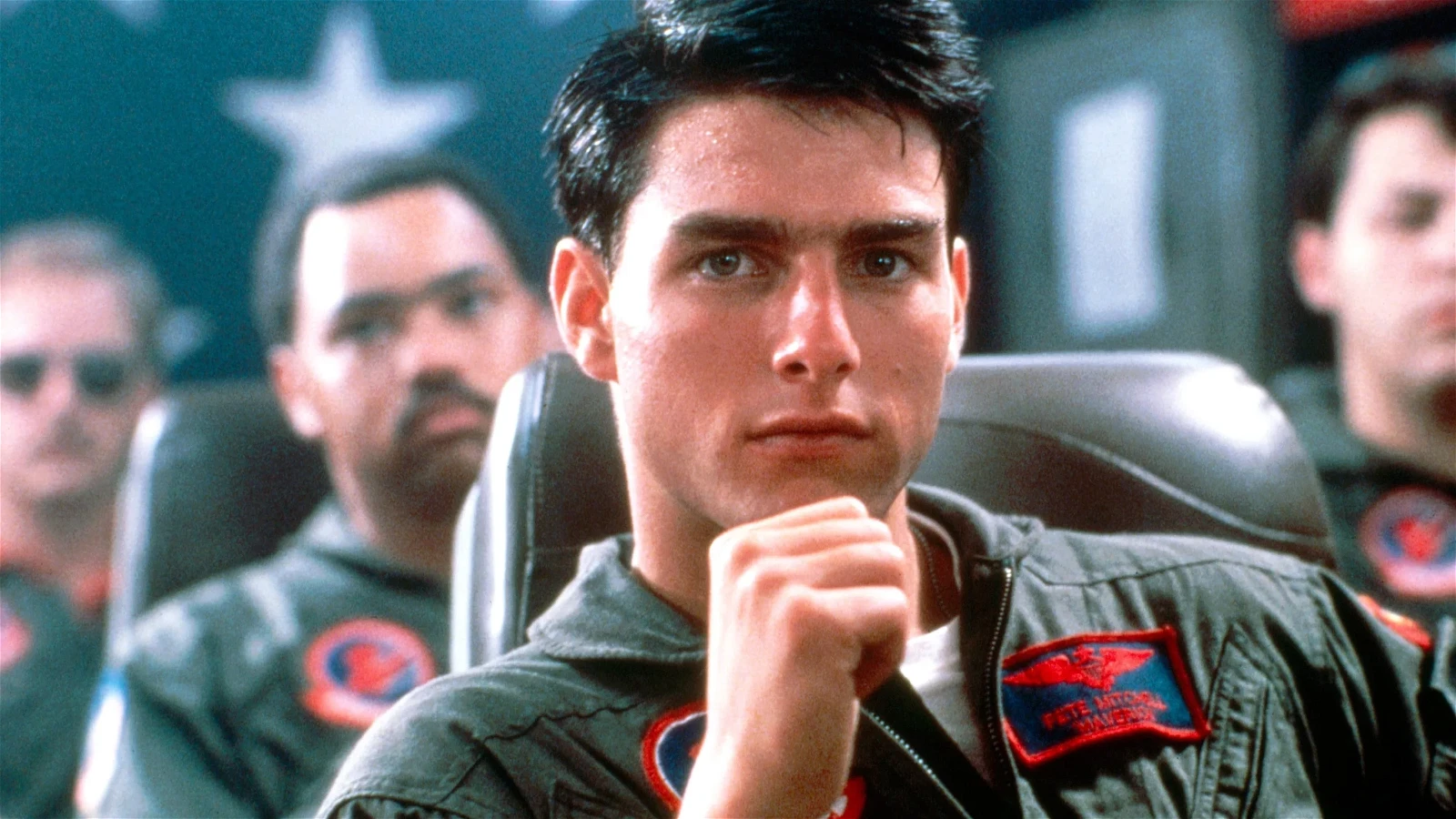 Tom Cruise in the first Top Gun (1986).