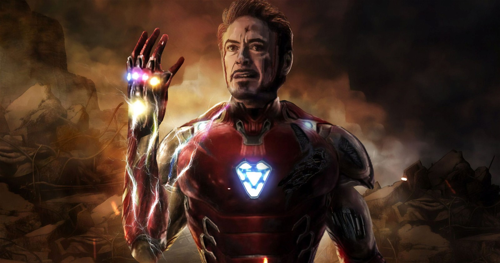 Robert Downey Jr.'s Iron Man in Avengers: Endgame (2019)