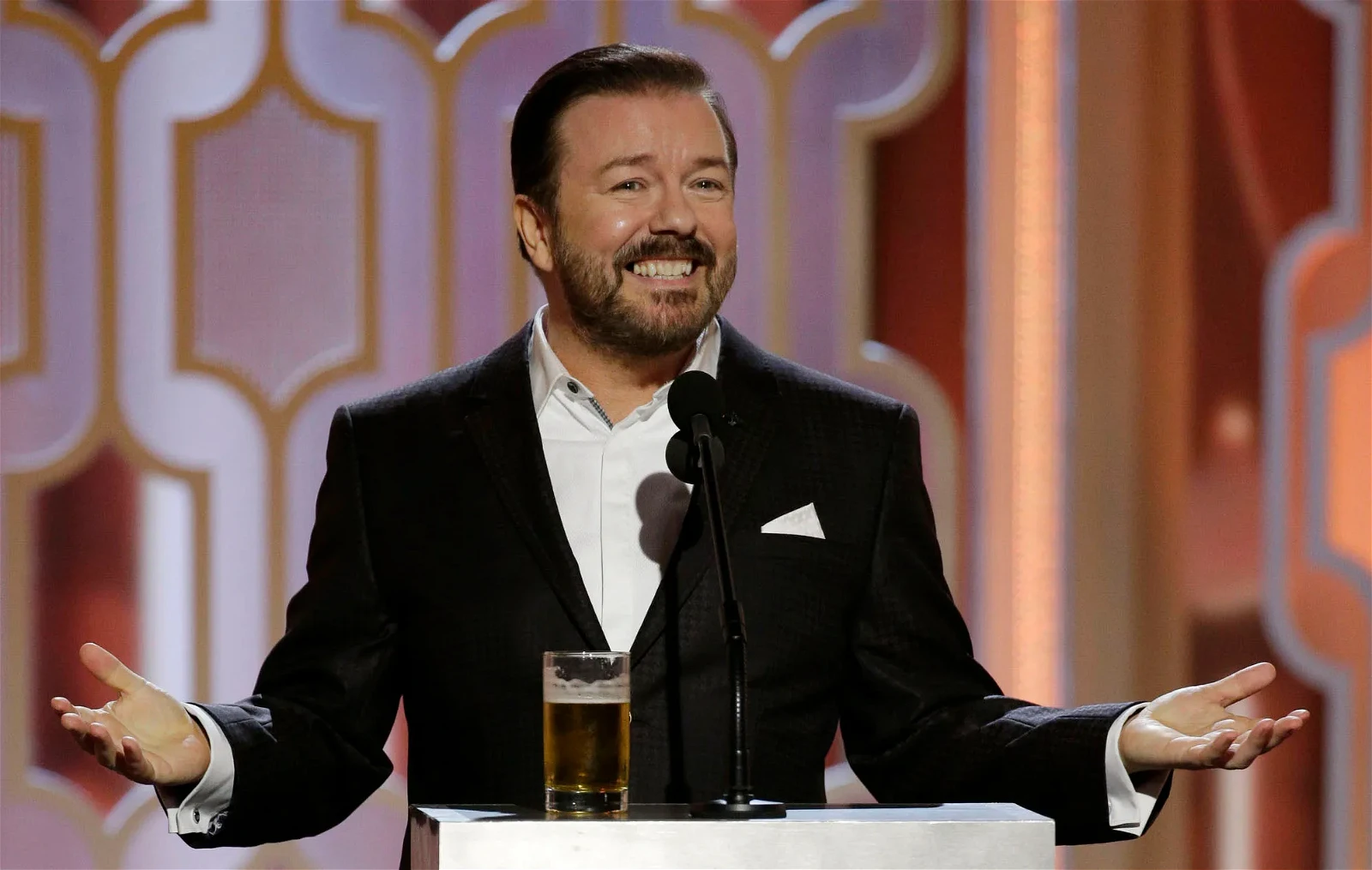 Ricky Gervais roasted Marvel at the Golden Globes