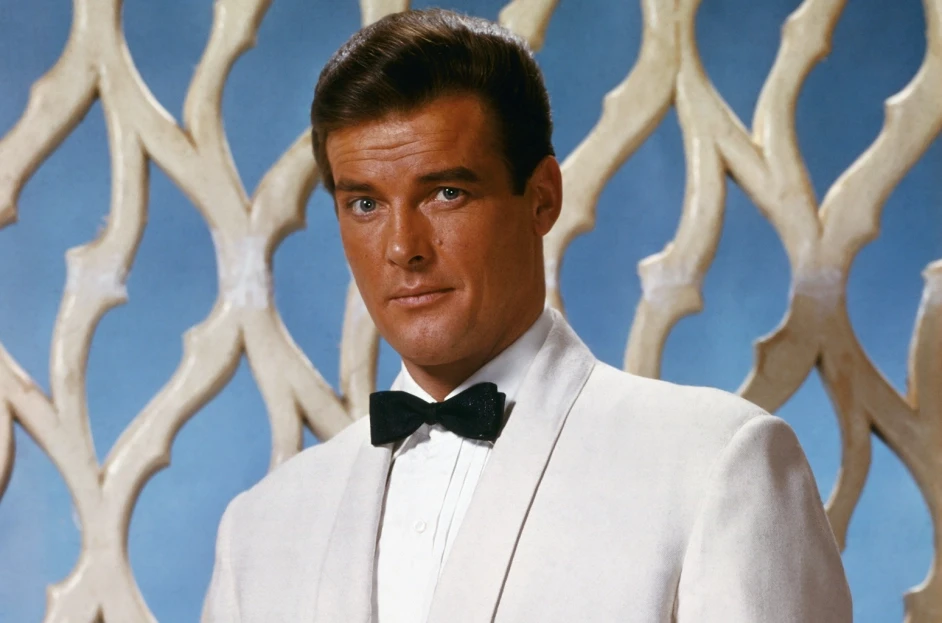 Roger Moore rose to fame by starring in the James Bond franchise.