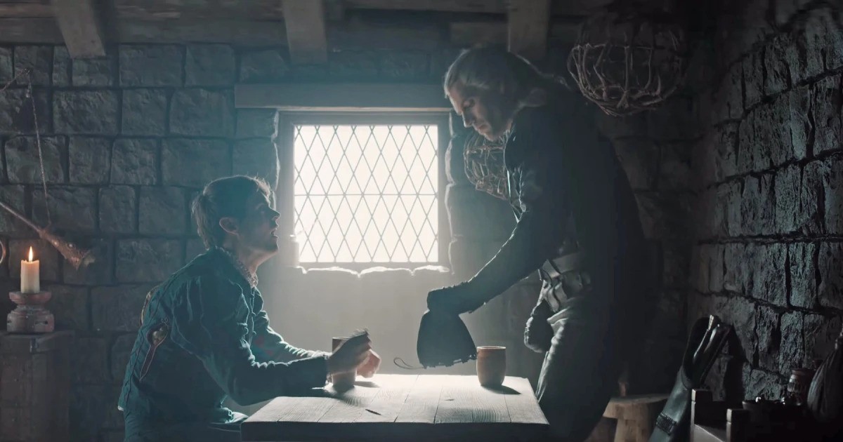 Jaskier meets Geralt of Rivia