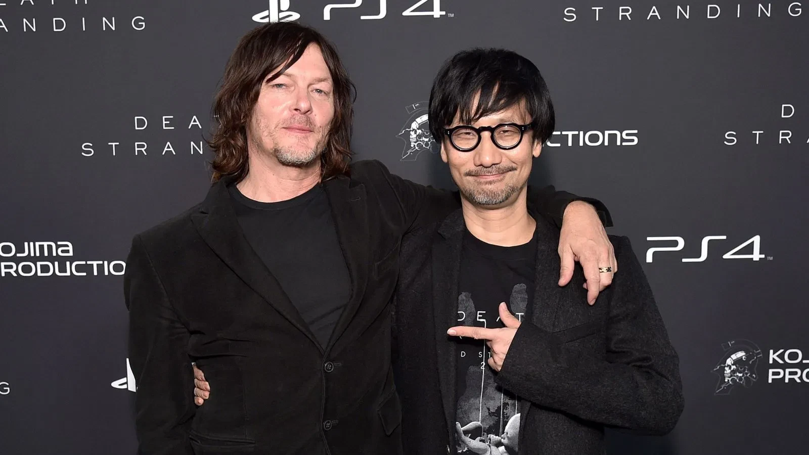 Hideo Kojima and Norman Reedus