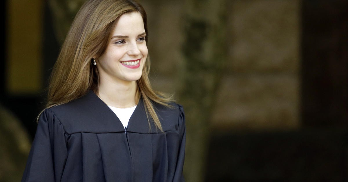 Emma Watson at her graduation