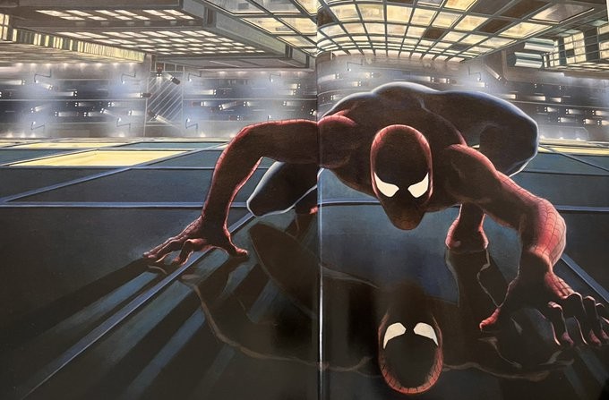 James Cameron's illustration of Spider-Man