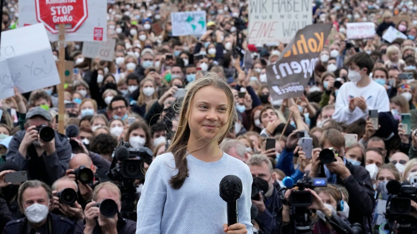 Greta Thunberg helped in the arrest of Andrew Tate.