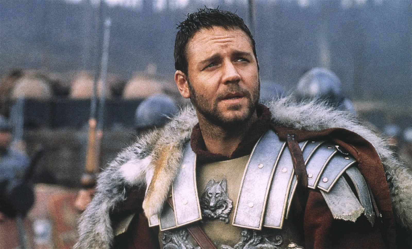 Russel Crowe as Maximus in Gladiator 