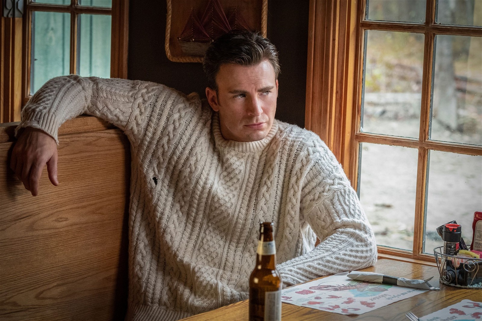 Chris Evans in Knives Out (2019).