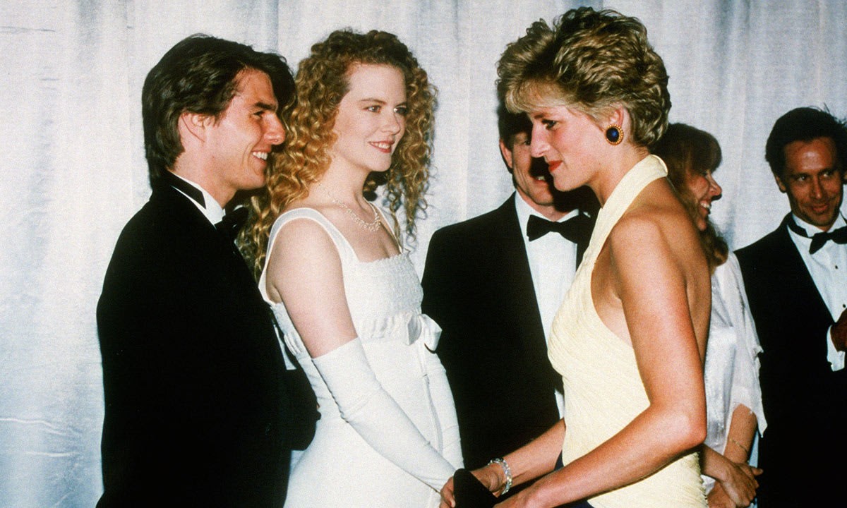Princess Diana with Tom Cruise