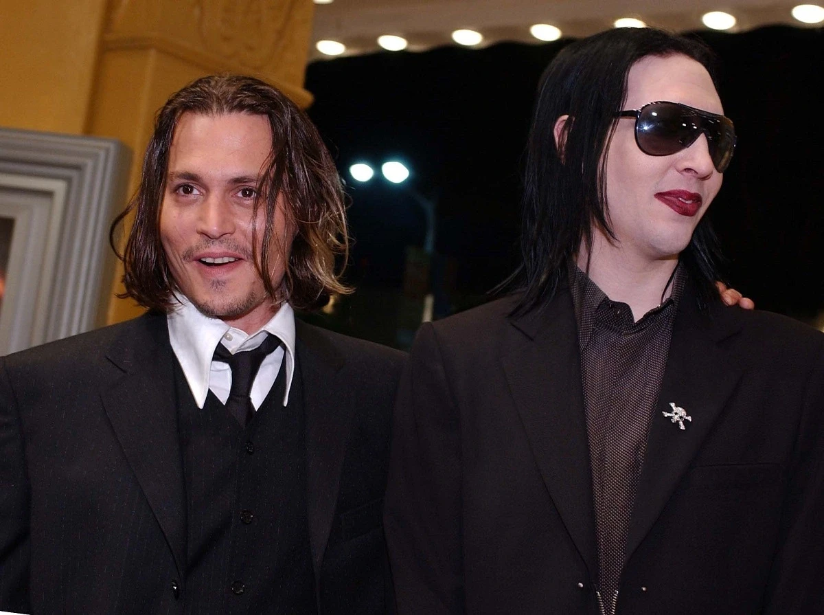 Johnny Depp is good friends with Marilyn Manson.