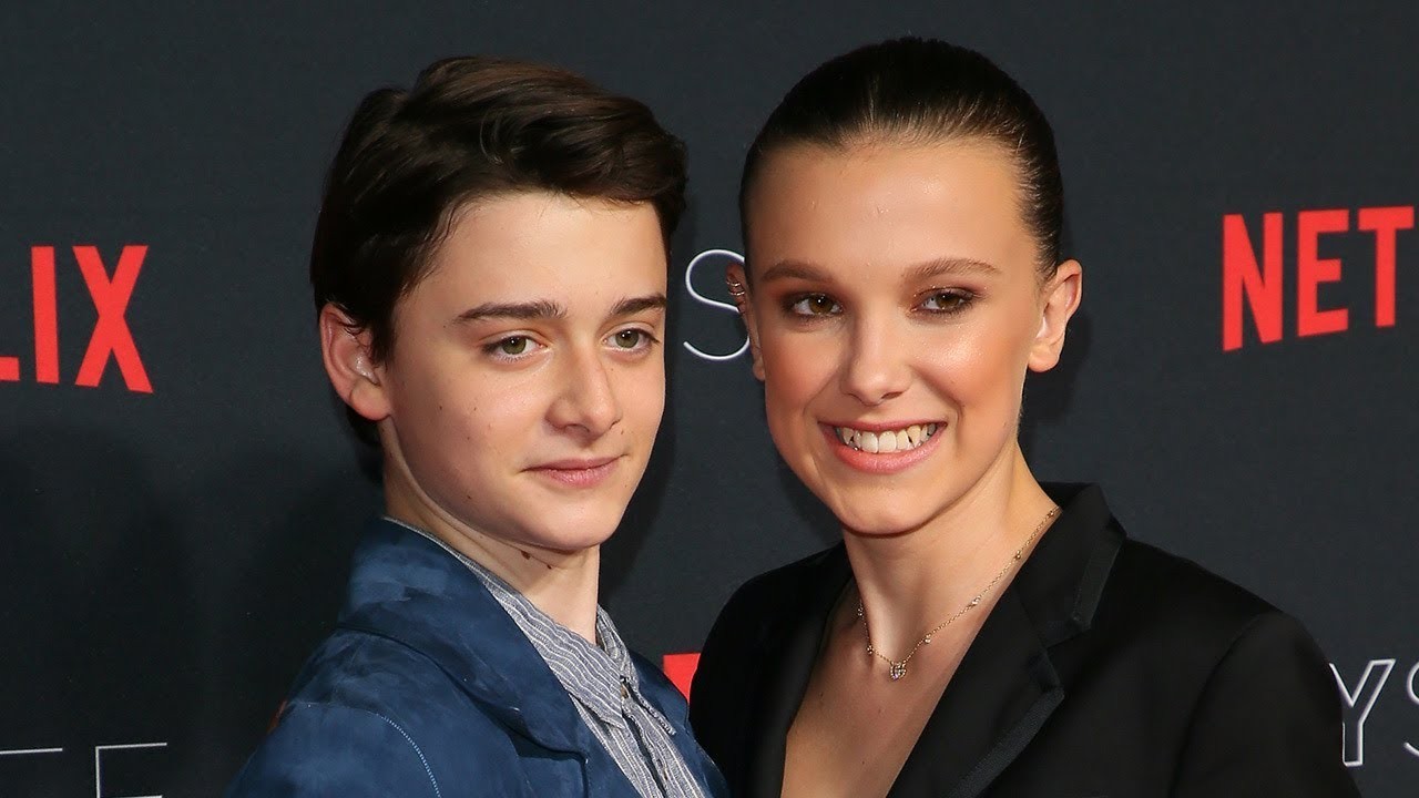 Noah Schnapp and Millie Bobby Brown