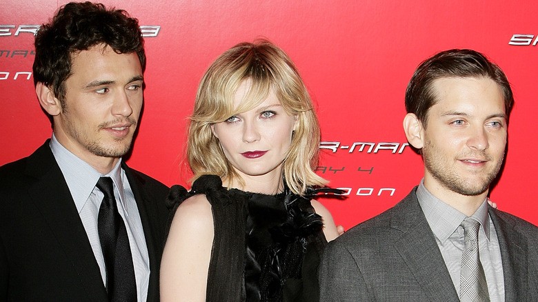  James Franco, Kirsten Dunst and Tobey Maguire 