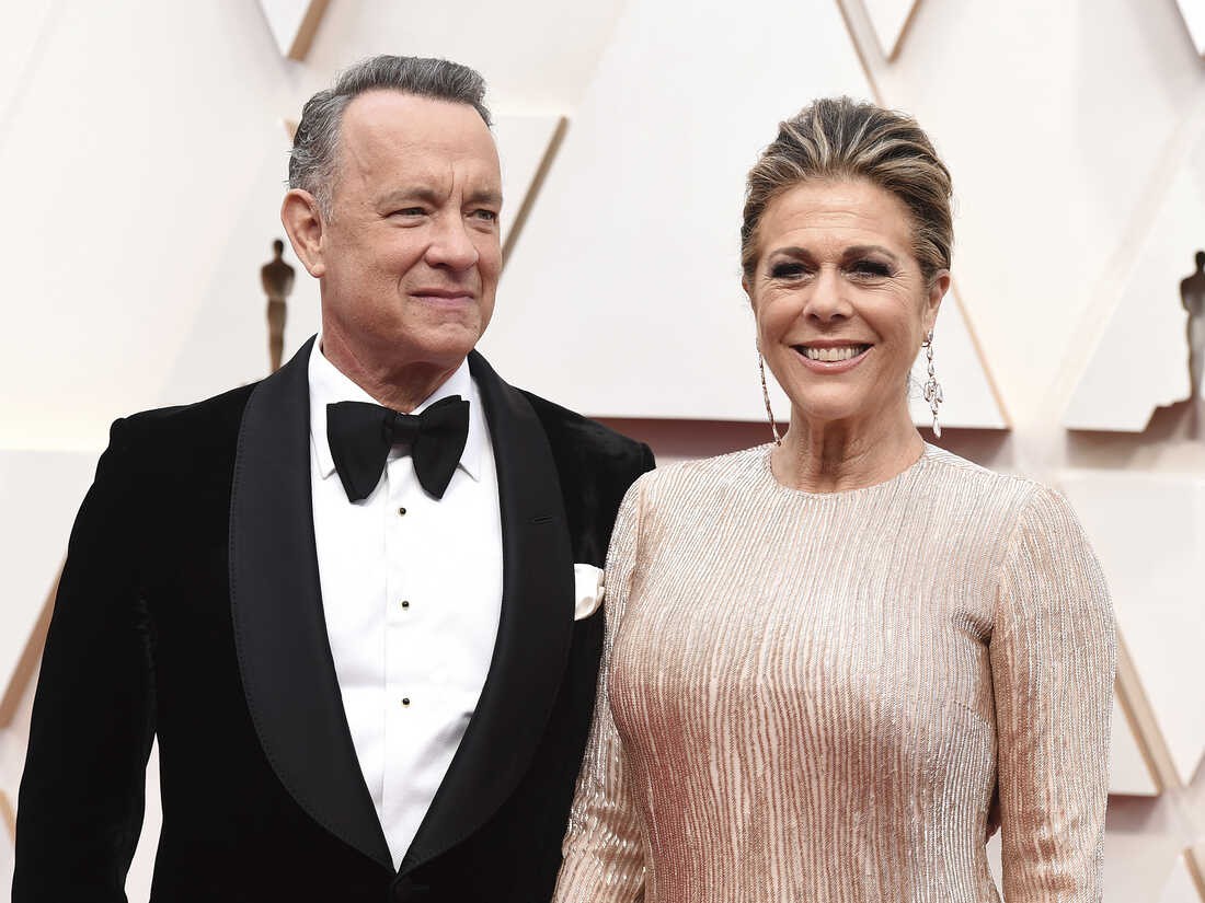 Tom Hanks and Rita Wilson at the Oscars