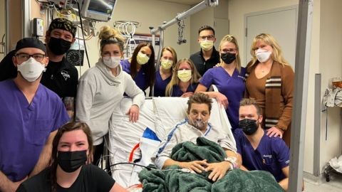 Jeremy Renner expresses gratitude toward the medical staff helping him get better