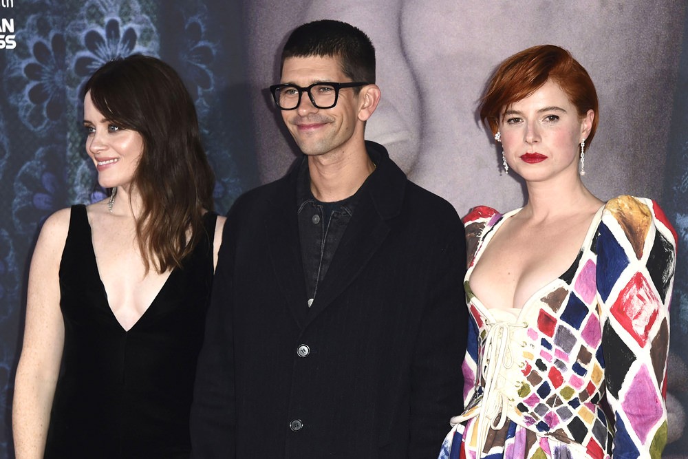Claire Foy, Ben Whishaw, and Jessie Buckley at the BFI London Film Festival