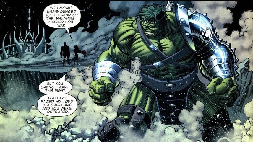 World War Hulk faces off against the Inhumans