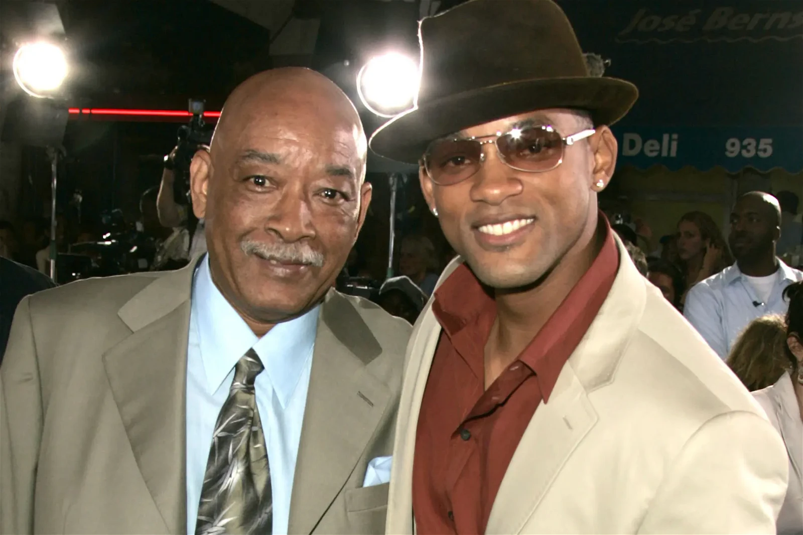 Will Smith with his father