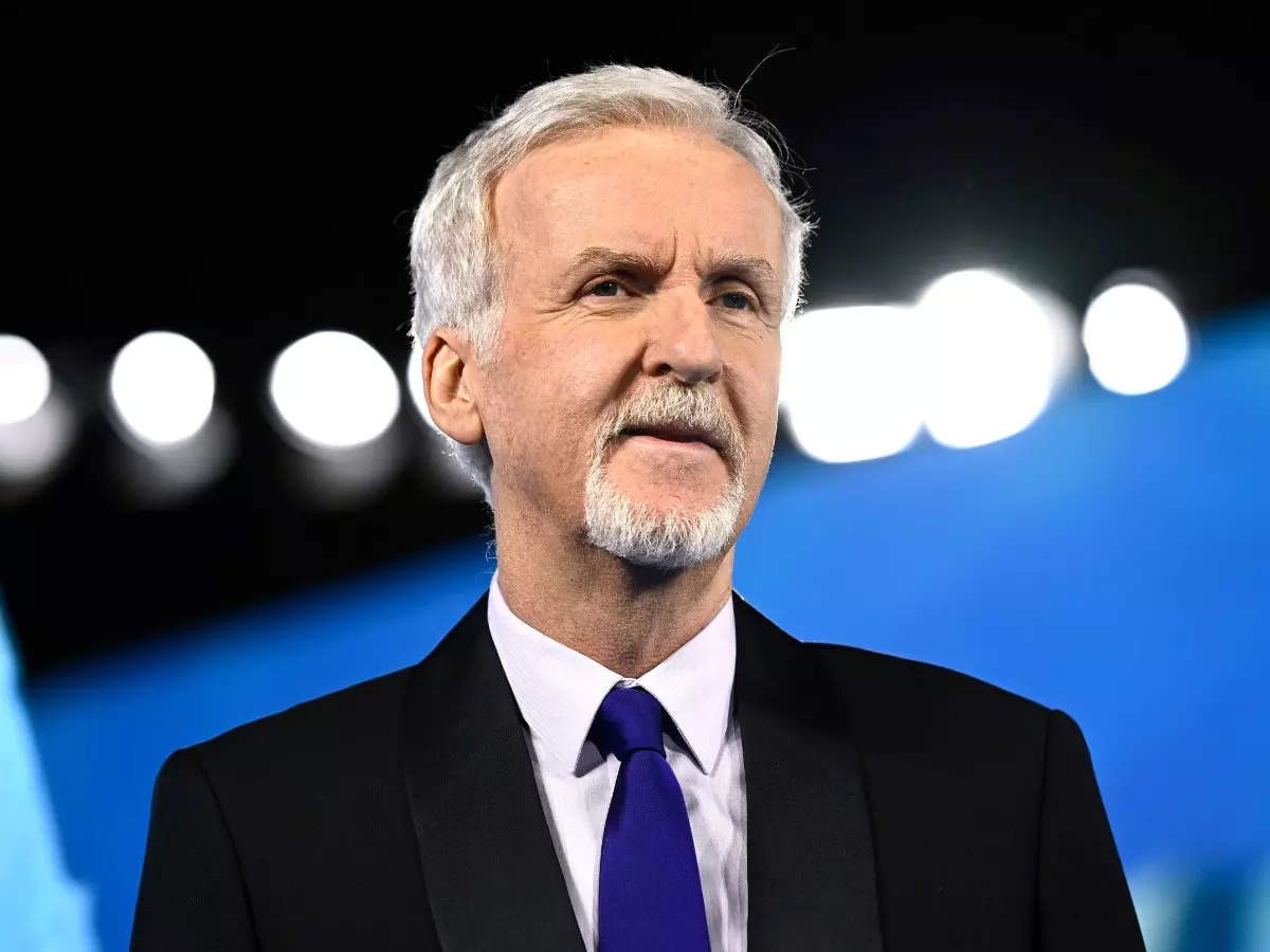 James Cameron urges people to go to theaters.